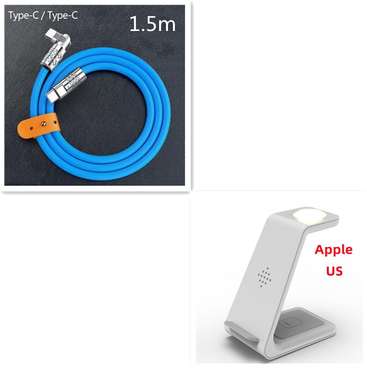 3-in-1 Wireless Charging Station - Phone, Watch & Earbuds Dock - packaging