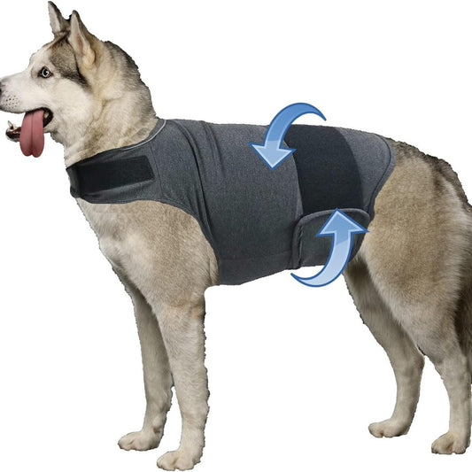 Dog Anxiety Vest - Breathable Thunder Jacket for Storm & Stress - front view