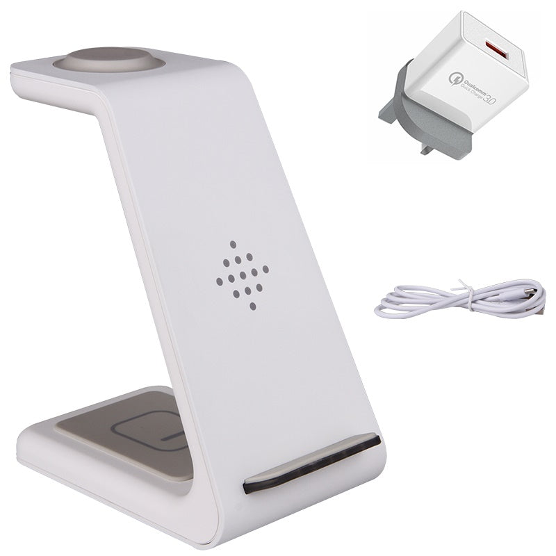 3-in-1 Wireless Charging Station - Phone, Watch & Earbuds Dock - lifestyle photo
