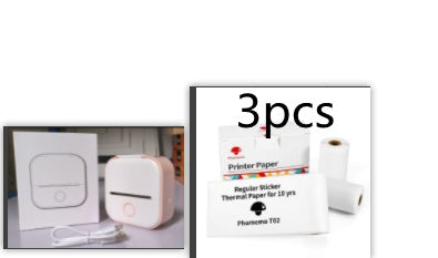 Mini Bluetooth Label & Photo Printer - Portable Thermal - in use