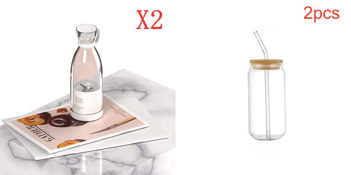 Portable USB Rechargeable Blender - 350ml Juicer Cup - feature close-up