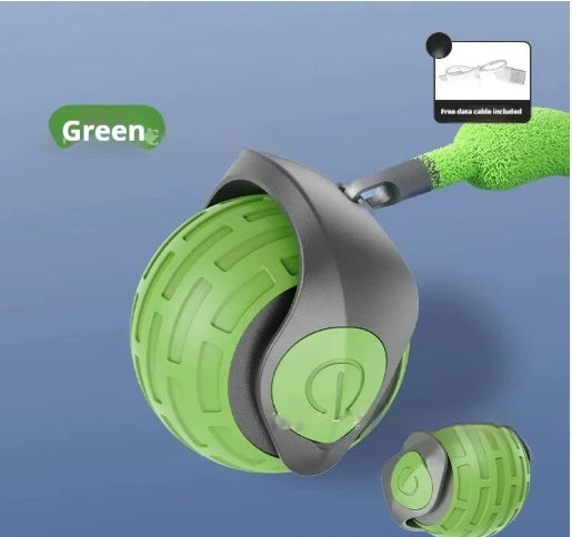 Interactive Rolling Ball Cat Toy - USB Rechargeable - front view