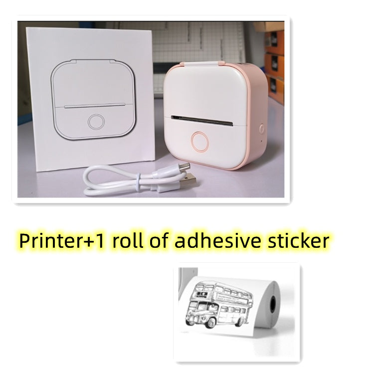 Mini Bluetooth Label & Photo Printer - Portable Thermal - close-up detail