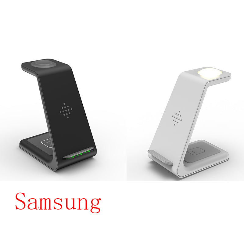 3-in-1 Wireless Charging Station - Phone, Watch & Earbuds Dock - lifestyle photo