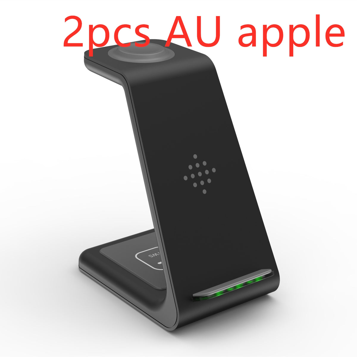 3-in-1 Wireless Charging Station - Phone, Watch & Earbuds Dock - back view