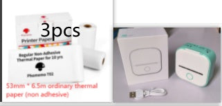 Mini Bluetooth Label & Photo Printer - Portable Thermal - feature close-up