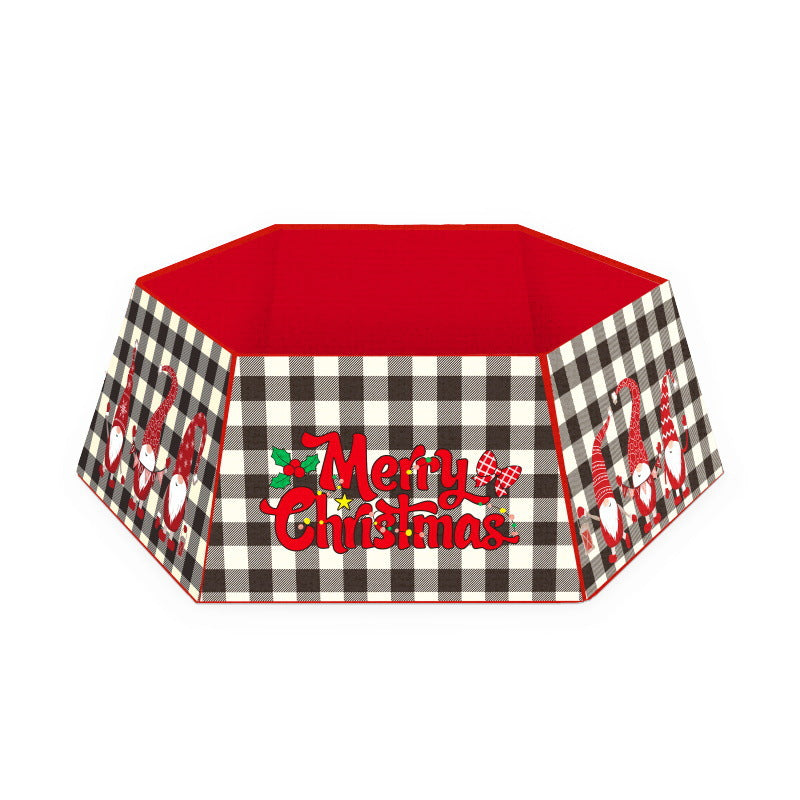 Christmas Tree Skirt - Festive Holiday Decoration - in use