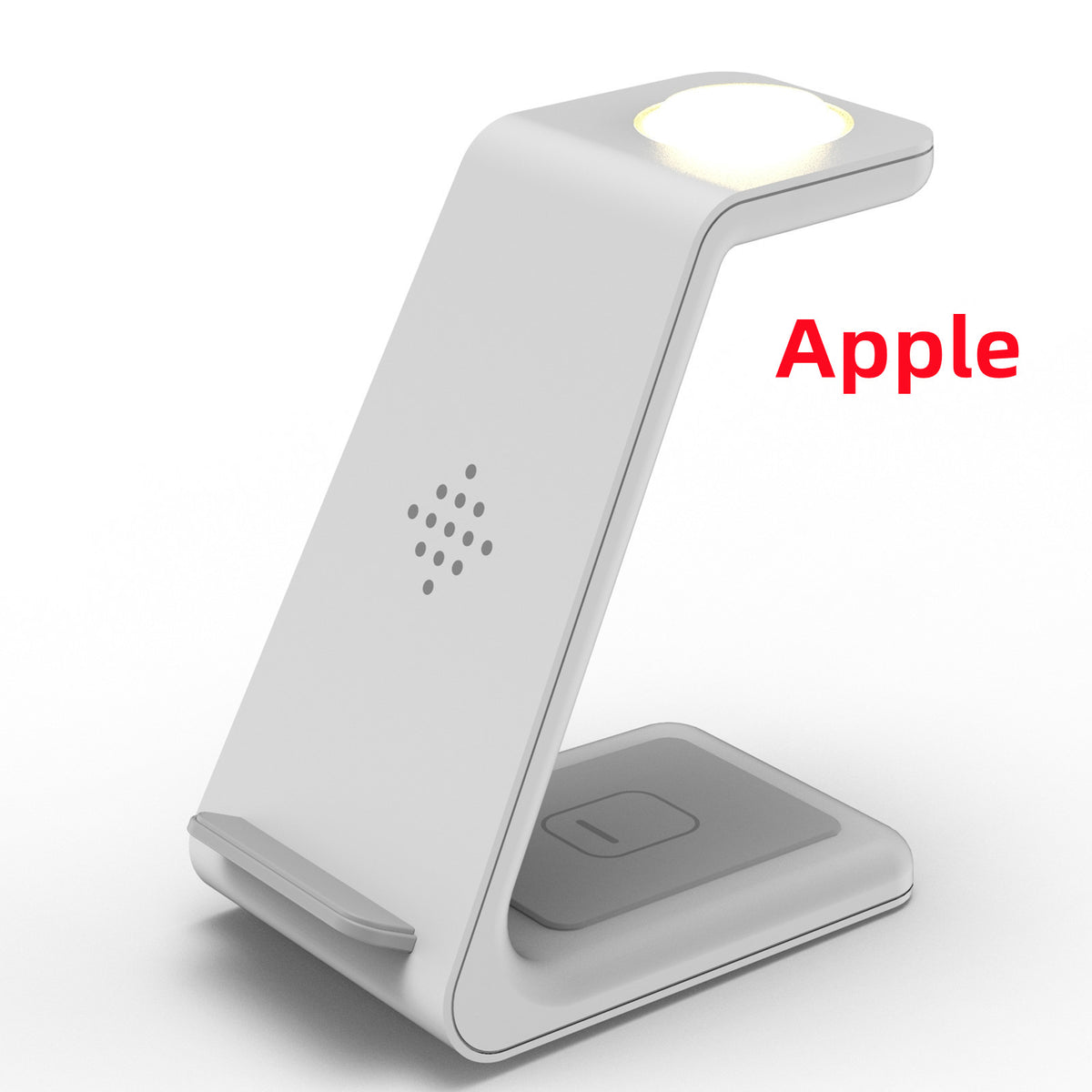 3-in-1 Wireless Charging Station - Phone, Watch & Earbuds Dock - close-up detail