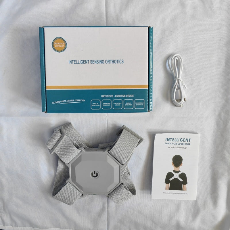 Smart Posture Corrector with Real-Time Alert - Kids & Adults - in use