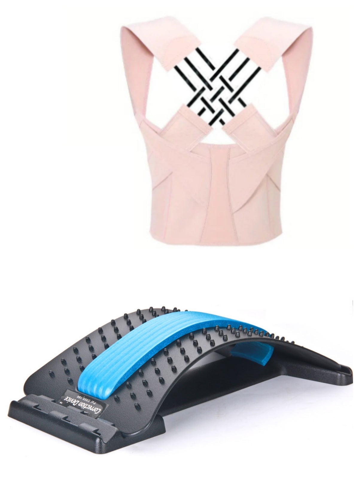 Unisex Posture Corrector Brace - Chest Lift & Anti-Humpback - in use