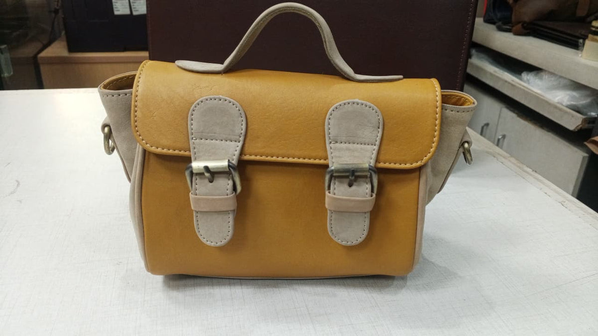 Women's Elegant Full-Grain Cowhide Leather Flap Bag | Work & Casual | Handcrafted