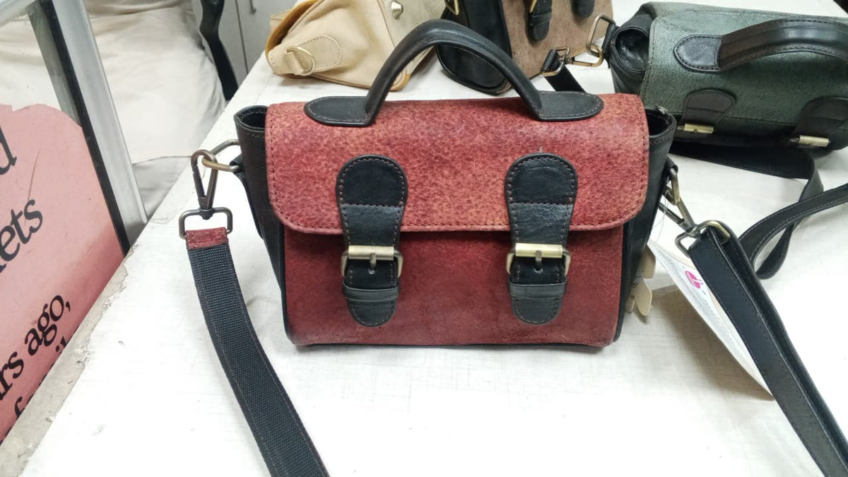 Women's Elegant Full-Grain Cowhide Leather Flap Bag | Work & Casual | Handcrafted