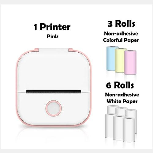 Mini Bluetooth Label & Photo Printer - Portable Thermal - packaging