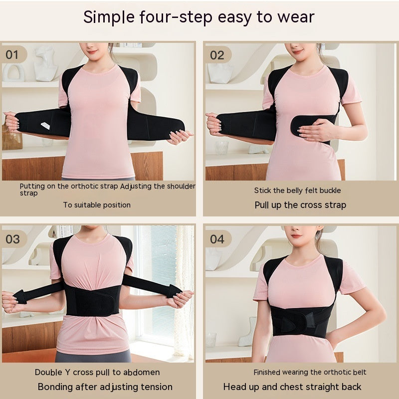 Unisex Posture Corrector Brace - Chest Lift & Anti-Humpback - color options
