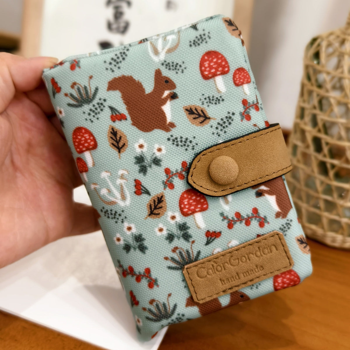Tri-Fold Multi-Card Wallet - Printed Design - lifestyle photo