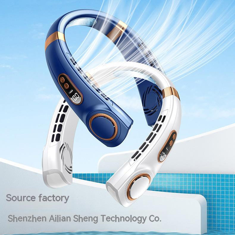 Hands-Free Neck Fan - Portable Personal Cooling Device - Pack Frescor - front view