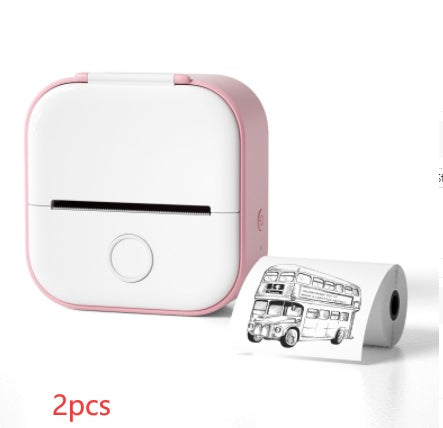 Mini Bluetooth Label & Photo Printer - Portable Thermal - close-up detail