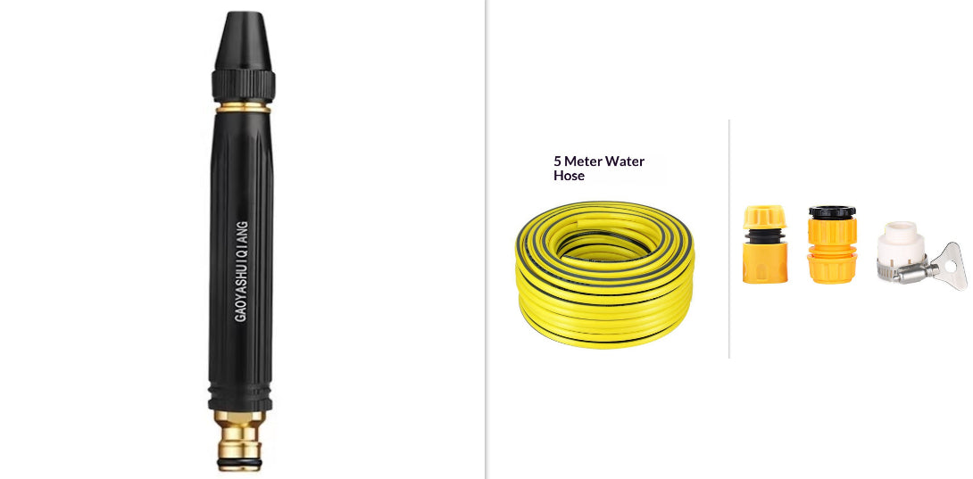High-Pressure Car Wash Water Gun - Adjustable Spray Nozzle - lifestyle photo