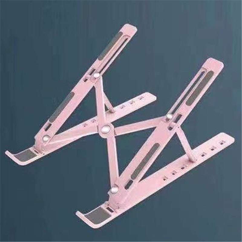 Aluminum Alloy Laptop Stand - Sturdy Ergonomic Riser - in use