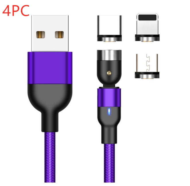 360° Rotating Magnetic USB-C Charging Cable - Fast Charge - size chart