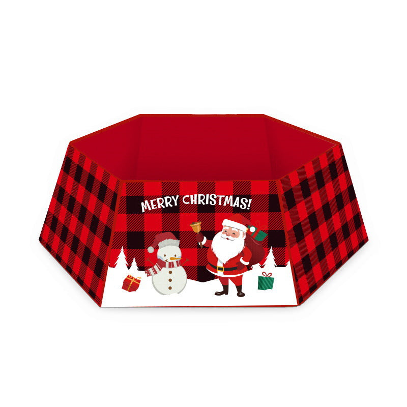Christmas Tree Skirt - Festive Holiday Decoration - side view
