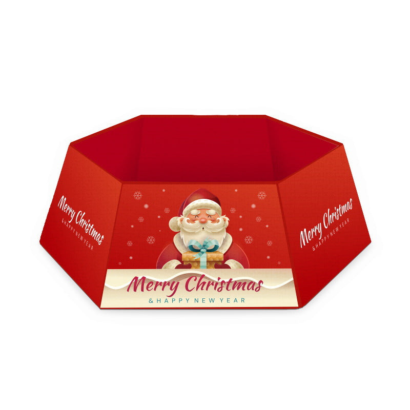Christmas Tree Skirt - Festive Holiday Decoration - size chart