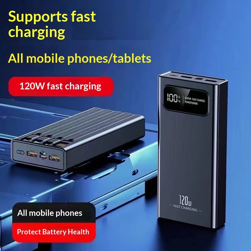 120W Power Bank 20000mAh - Four-Port Fast Charging - lifestyle photo