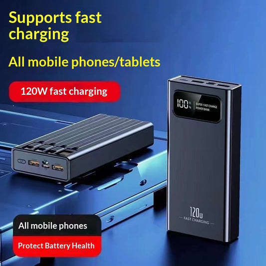 120W Power Bank 20000mAh - Four-Port Fast Charging - lifestyle photo