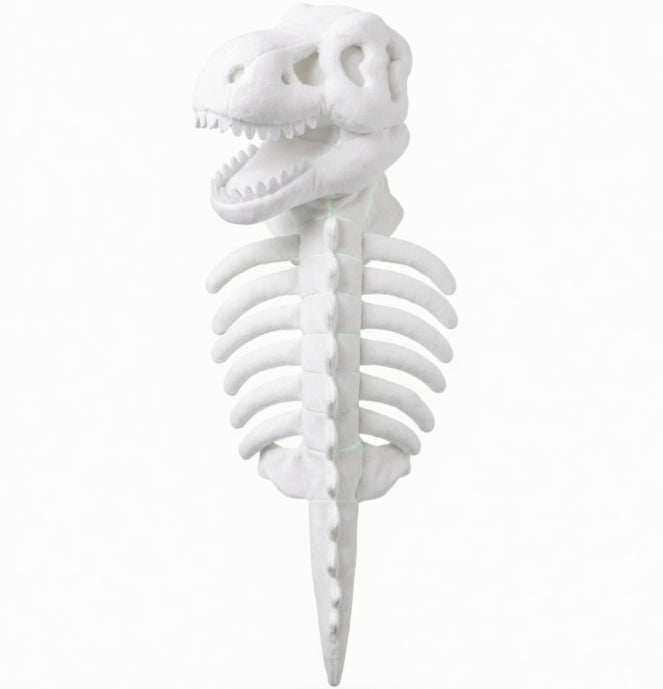 Dinosaur Skeleton Pet Costume - Halloween Dog Outfit - side view